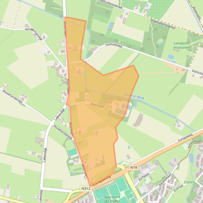 Kaart van postcodegebied 7131RB.