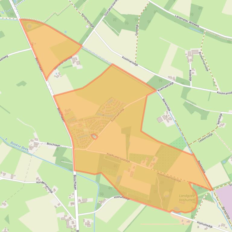 Kaart van postcodegebied 7131RC.