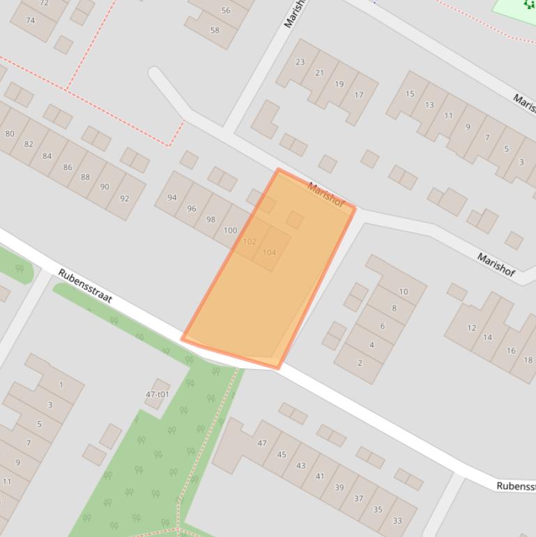 Kaart van postcodegebied 7131TH.