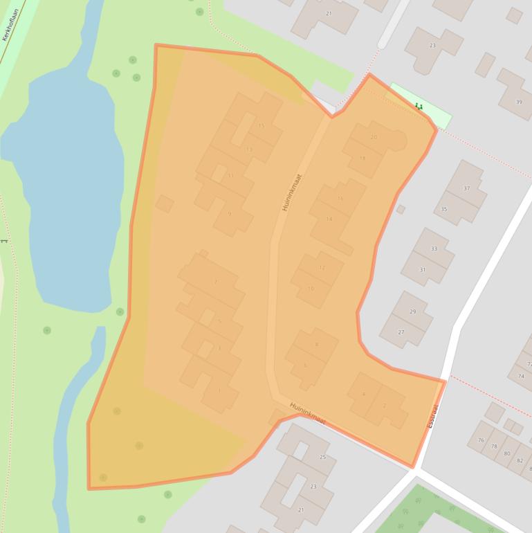 Kaart van postcodegebied 7131TJ.