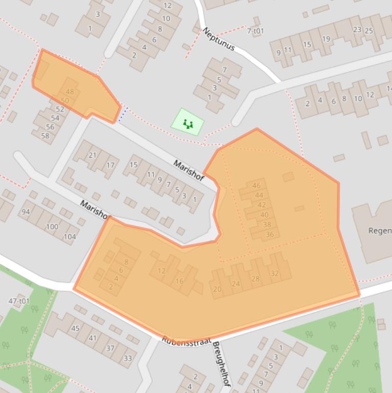 Kaart van postcodegebied 7131TK.