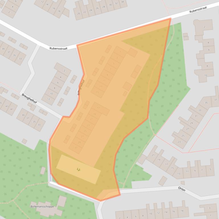 Kaart van postcodegebied 7131TN.