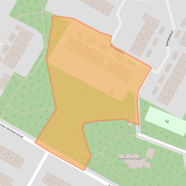 Kaart van postcodegebied 7131TP.