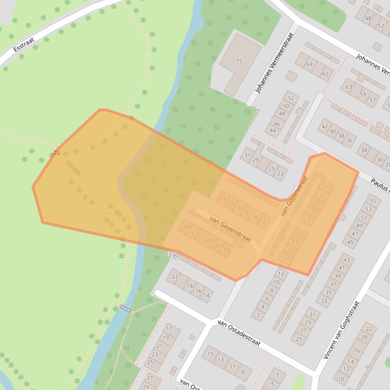 Kaart van postcodegebied 7131VA.