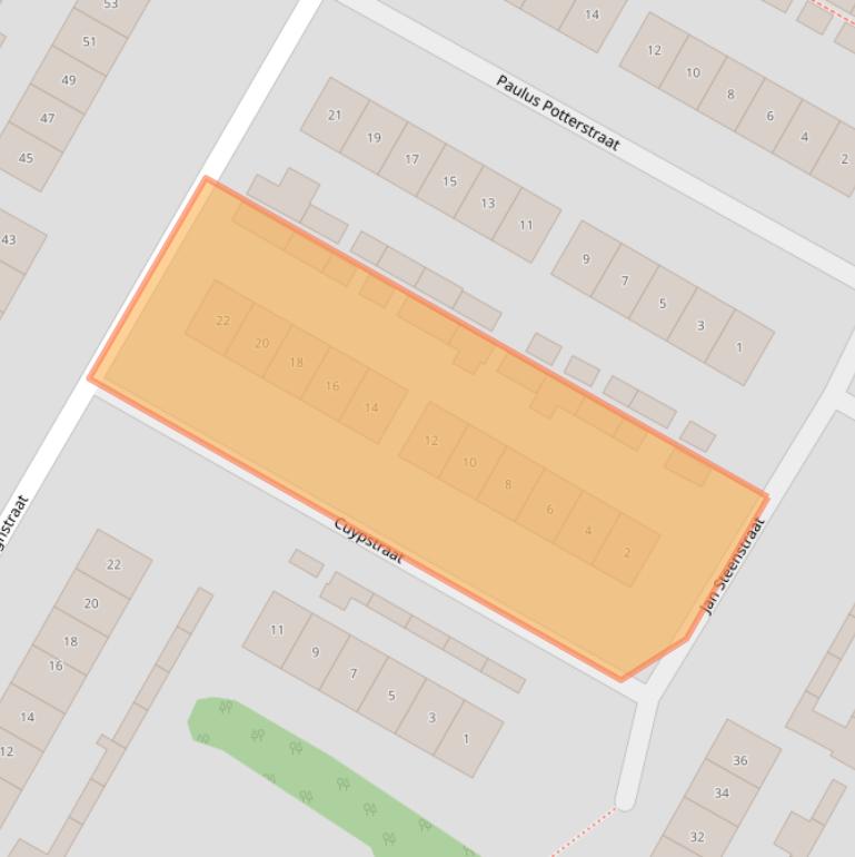 Kaart van postcodegebied 7131VJ.