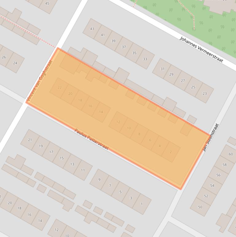 Kaart van postcodegebied 7131VL.