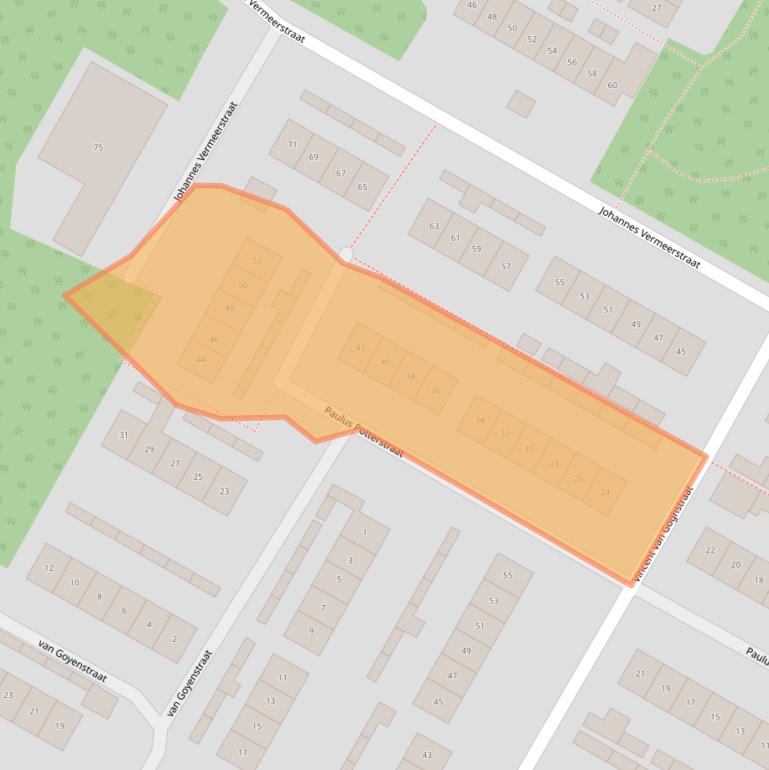 Kaart van postcodegebied 7131VM.