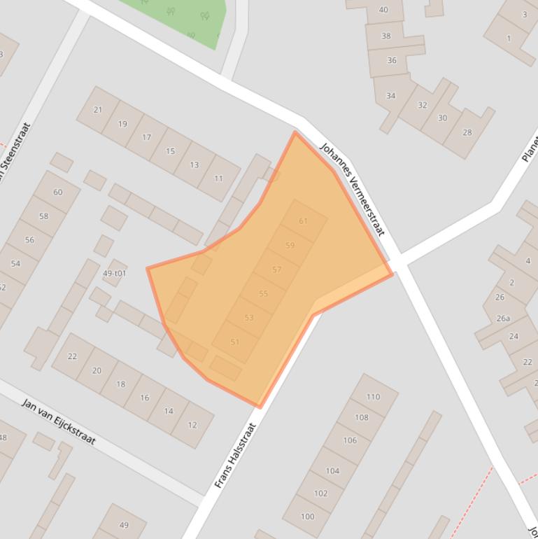 Kaart van postcodegebied 7131VV.