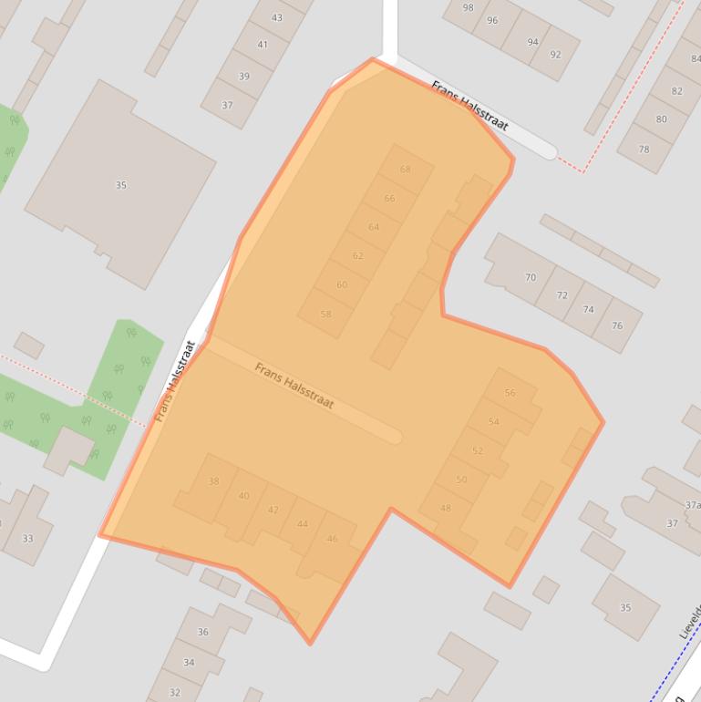 Kaart van postcodegebied 7131VX.