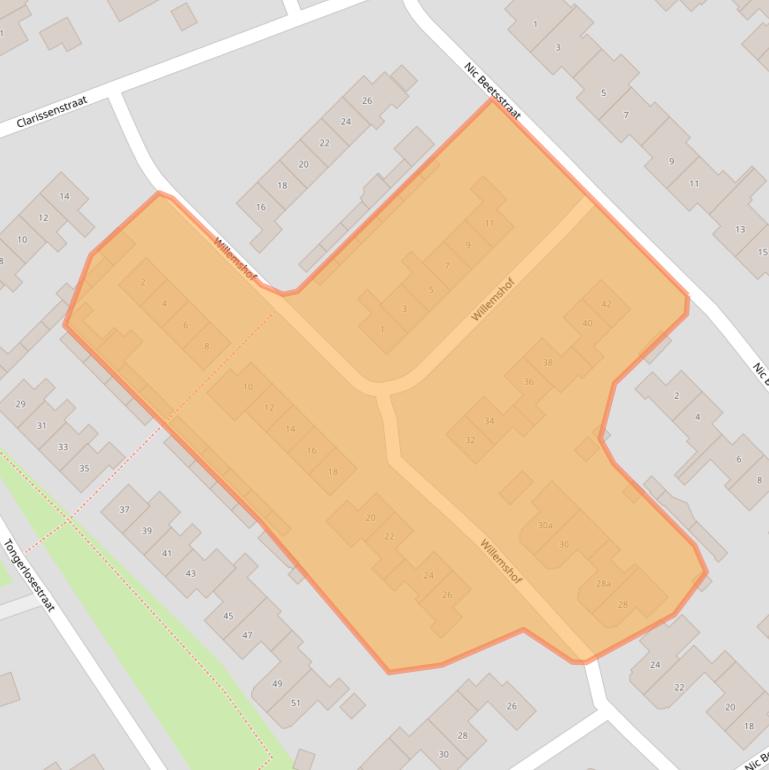 Kaart van postcodegebied 7131WD.