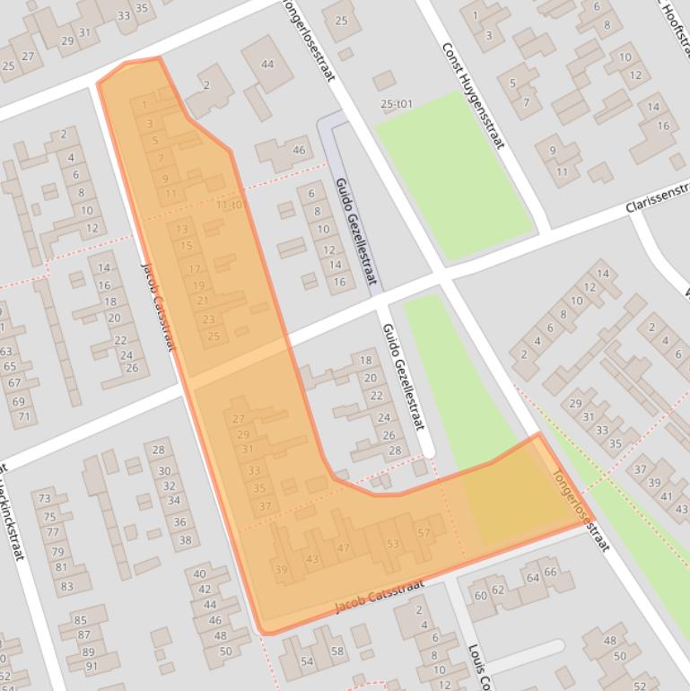 Kaart van postcodegebied 7131WP.