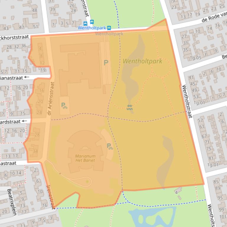 Kaart van postcodegebied 7131XM.