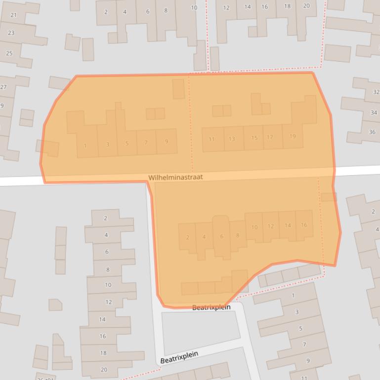 Kaart van postcodegebied 7131XN.
