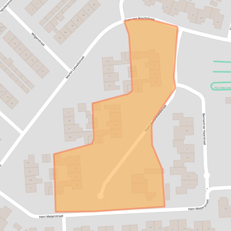 Kaart van postcodegebied 7131ZG.