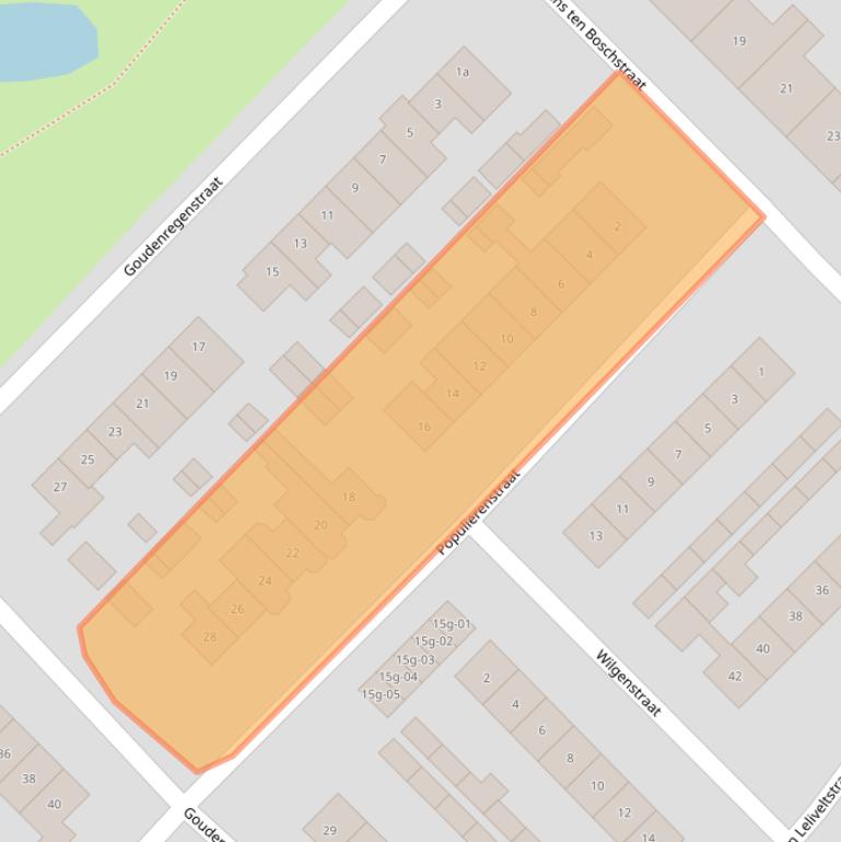 Kaart van postcodegebied 7131ZS.