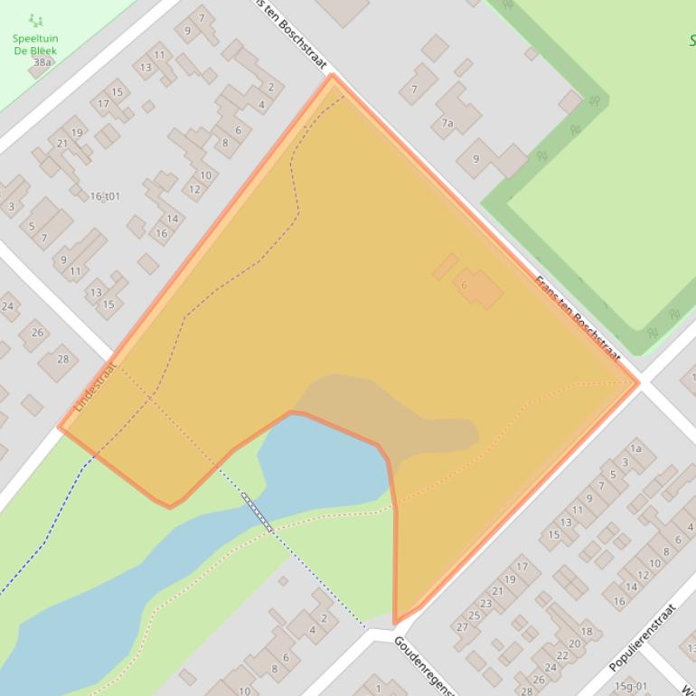 Kaart van postcodegebied 7131ZZ.