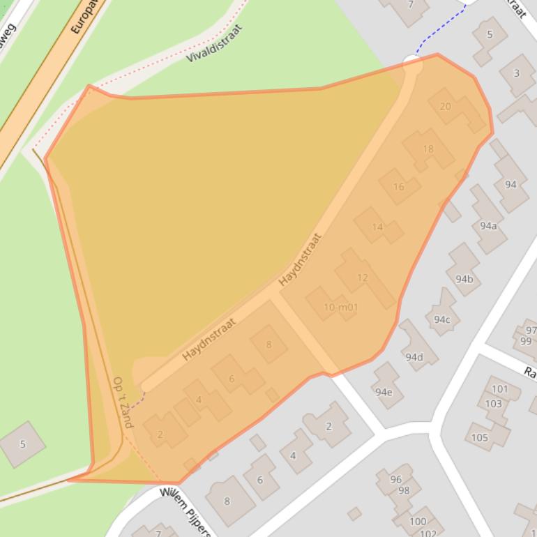 Kaart van postcodegebied 7132AK.