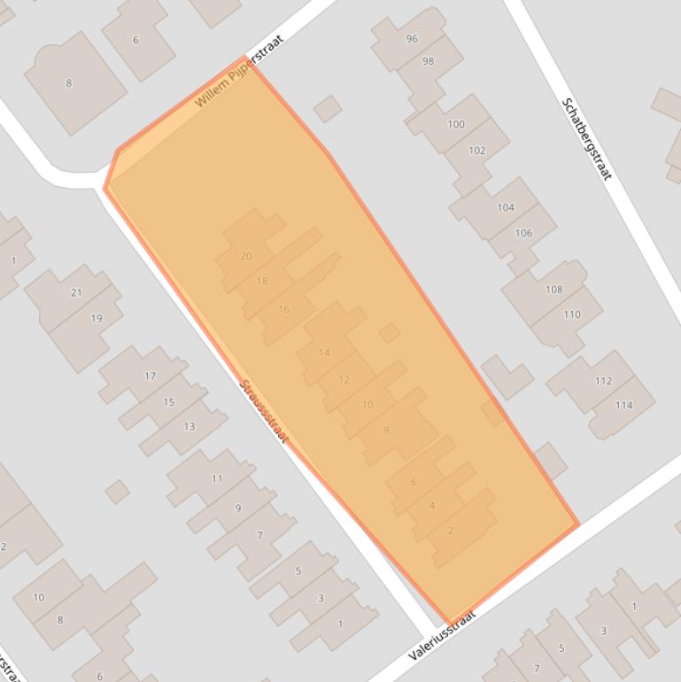 Kaart van postcodegebied 7132AR.