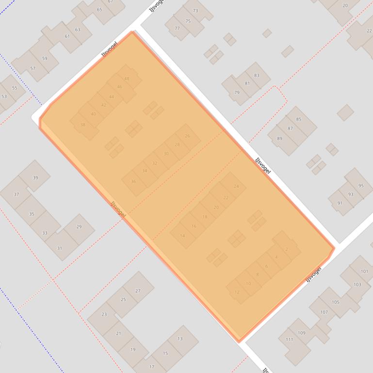 Kaart van postcodegebied 7132DS.