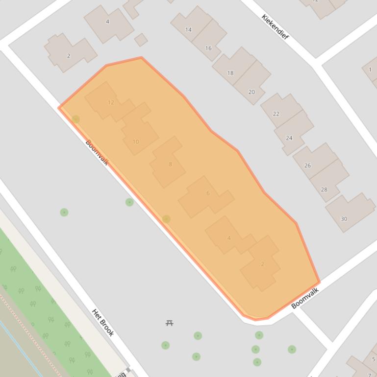 Kaart van postcodegebied 7132EP.