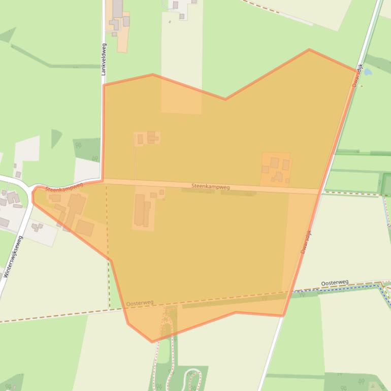 Kaart van postcodegebied 7134PP.