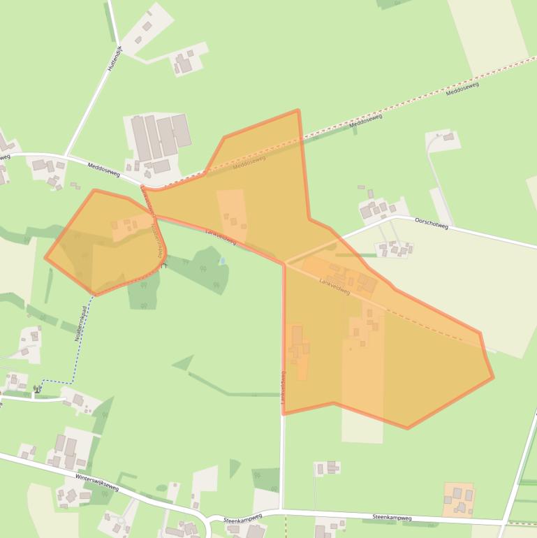 Kaart van postcodegebied 7134PS.