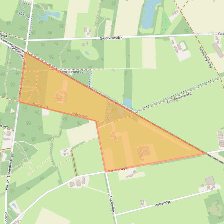 Kaart van postcodegebied 7134RA.