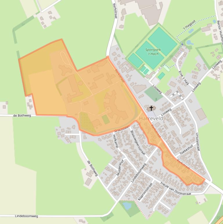 Kaart van postcodegebied 7135JJ.