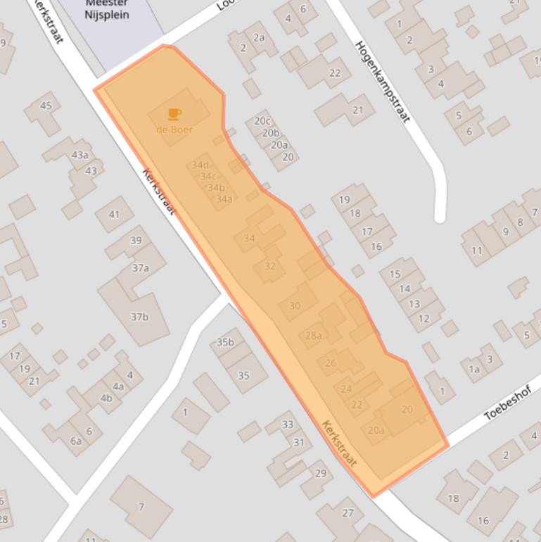 Kaart van postcodegebied 7135JL.