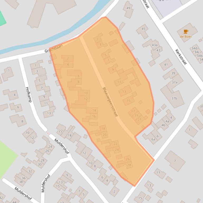 Kaart van postcodegebied 7135JT.