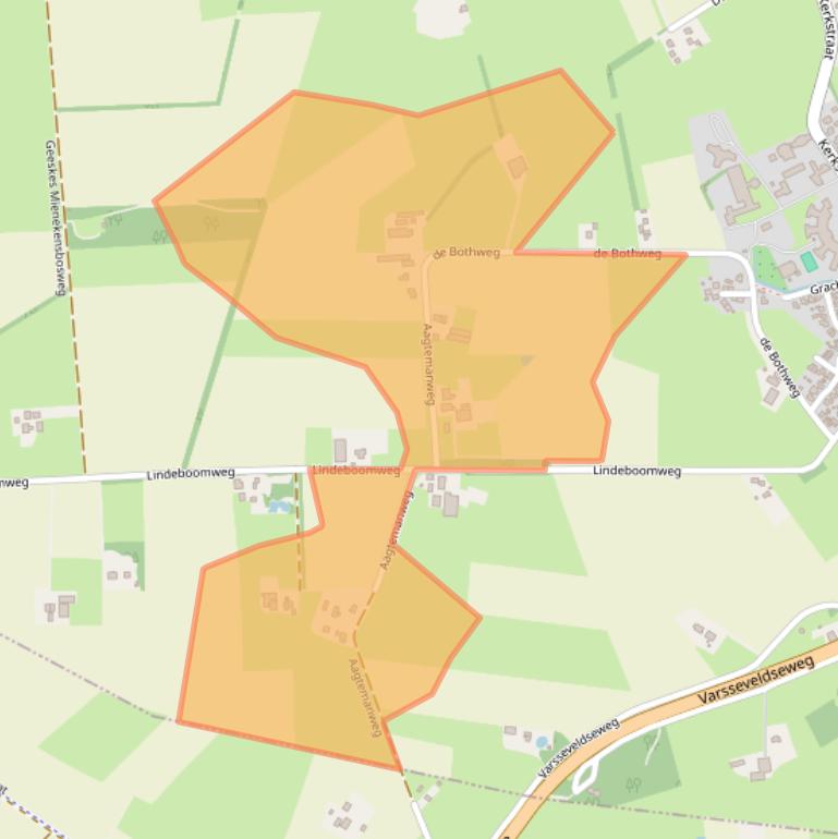 Kaart van postcodegebied 7135KC.