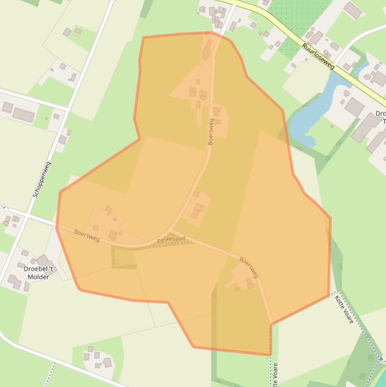 Kaart van postcodegebied 7136KK.