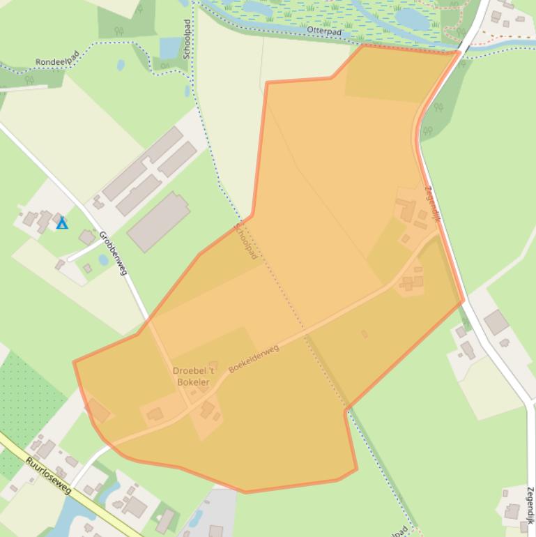 Kaart van postcodegebied 7136KL.