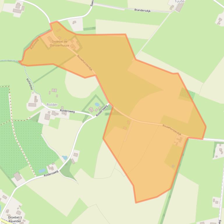 Kaart van postcodegebied 7136KW.