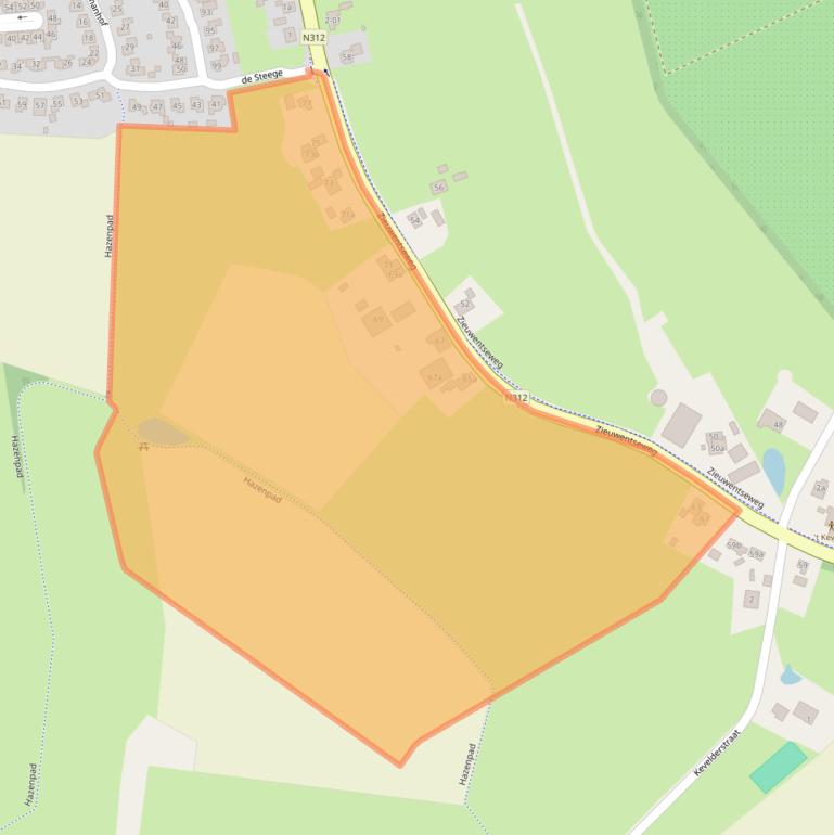 Kaart van postcodegebied 7136LB.