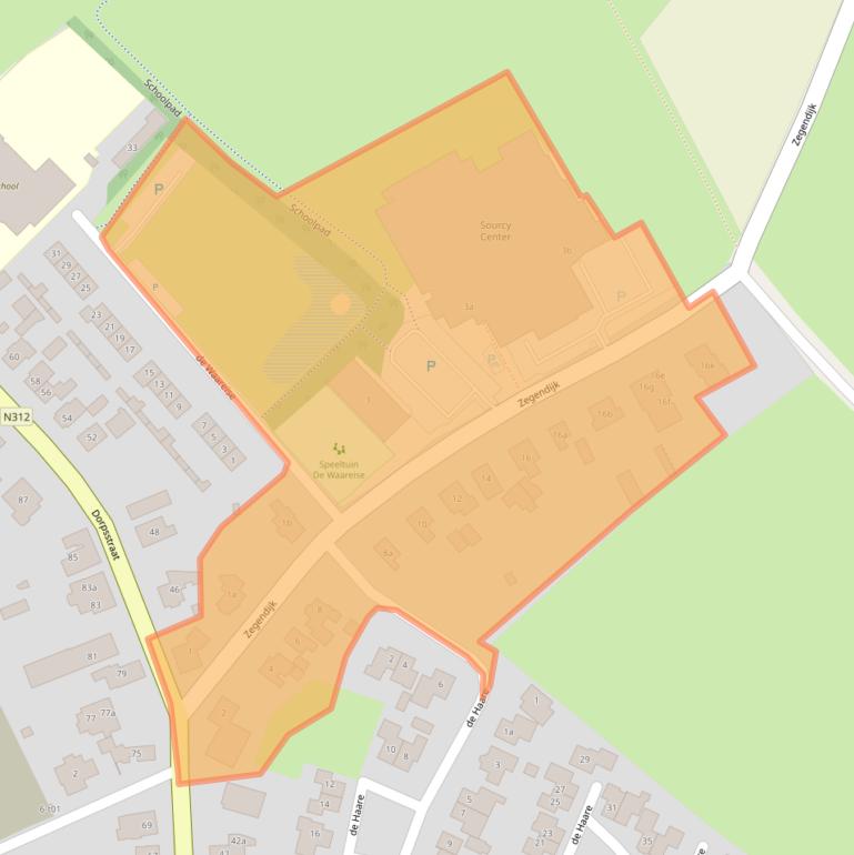 Kaart van postcodegebied 7136LS.