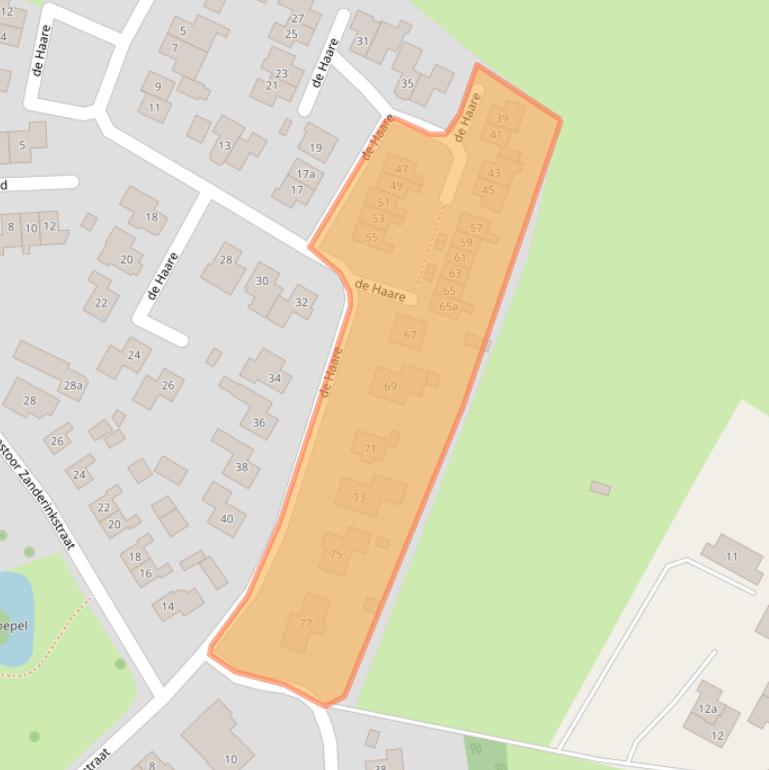 Kaart van postcodegebied 7136MG.