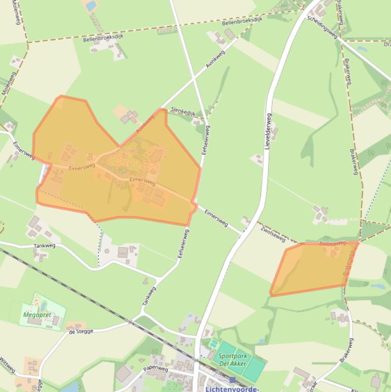 Kaart van postcodegebied 7137HG.