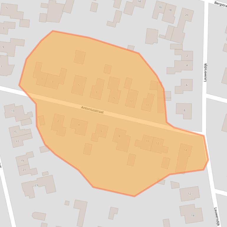 Kaart van postcodegebied 7137MH.