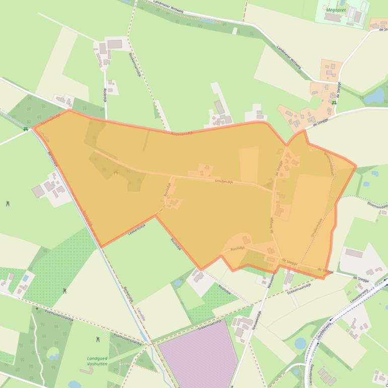 Kaart van postcodegebied 7137ND.