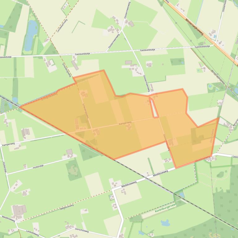 Kaart van postcodegebied 7137PA.