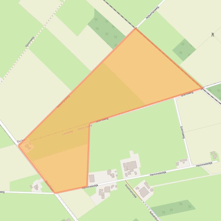 Kaart van postcodegebied 7137RA.