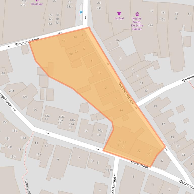 Kaart van postcodegebied 7141AX.