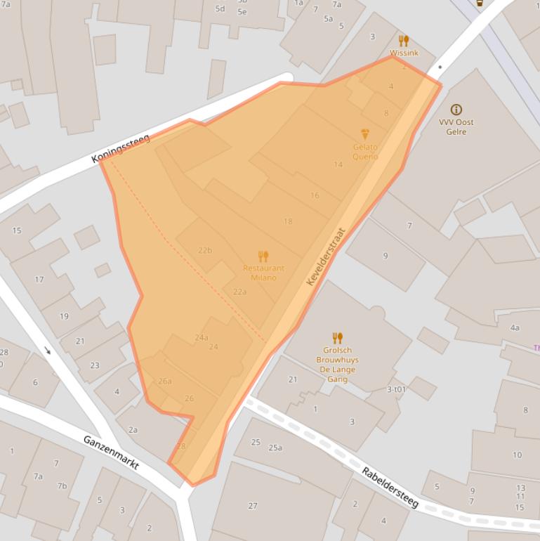 Kaart van postcodegebied 7141BG.