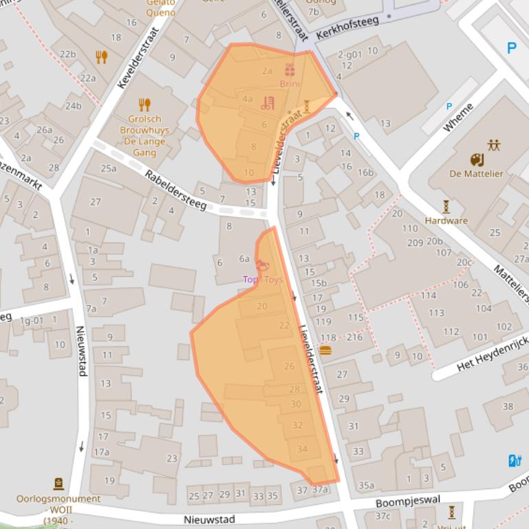 Kaart van postcodegebied 7141BL.