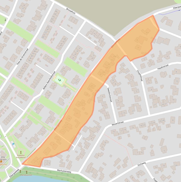 Kaart van postcodegebied 7141CE.