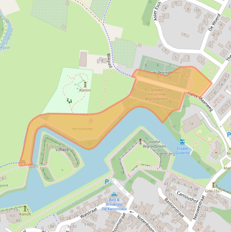 Kaart van postcodegebied 7141CG.