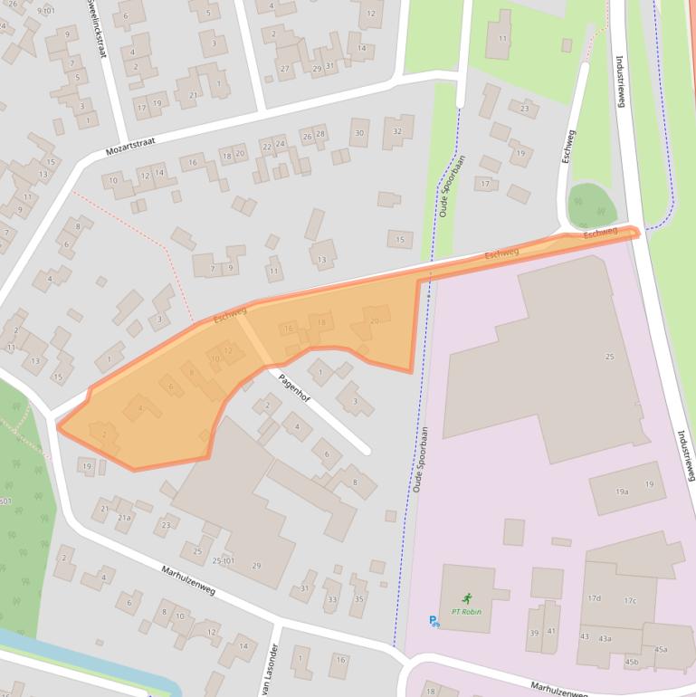 Kaart van postcodegebied 7141CV.