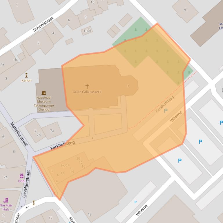 Kaart van postcodegebied 7141CZ.