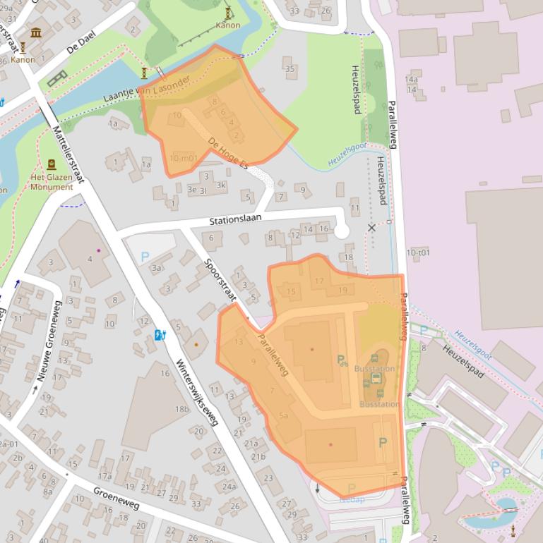 Kaart van postcodegebied 7141DL.